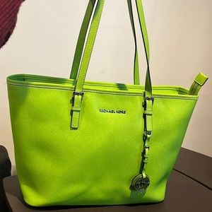 Michael Kors Lime Green Bag